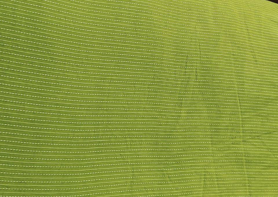 Mehandi Green Cotton Kantha