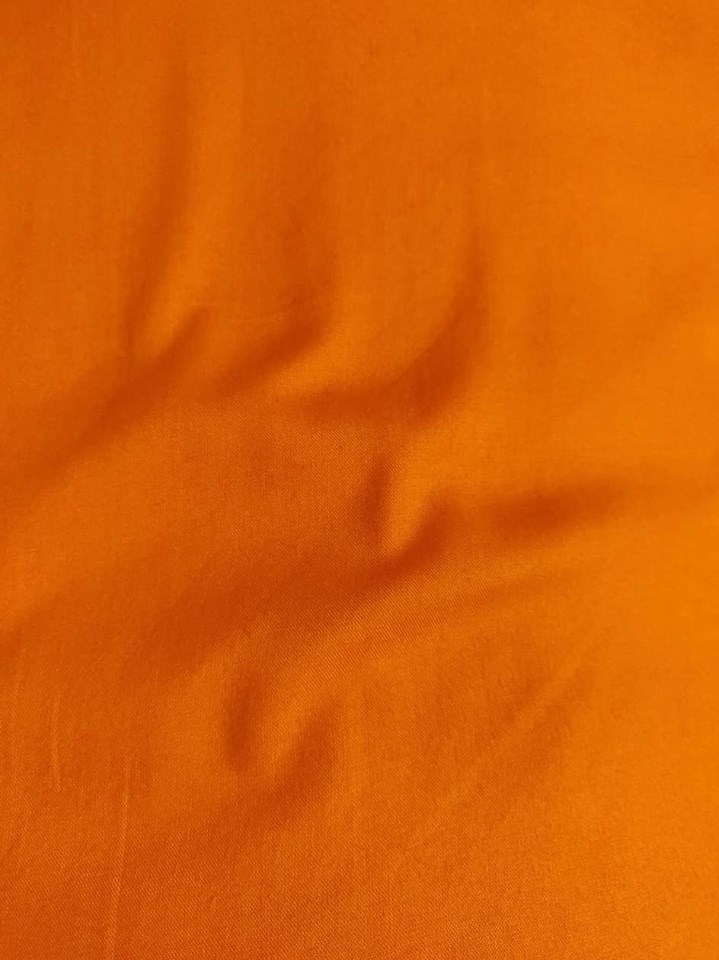 Orange Rayon Fabric