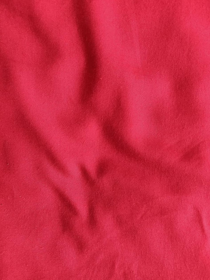 Red Cotton Cambric Fabric